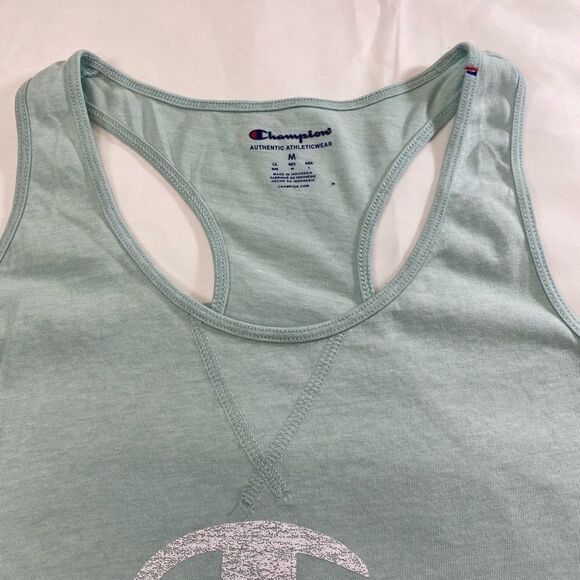 Champion Blue Logo Racerback Tank Top Size Medium NWT - Picture 5 of 6